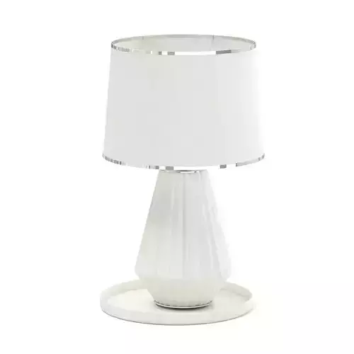 Beige Table Lamp 3D Model 3D model