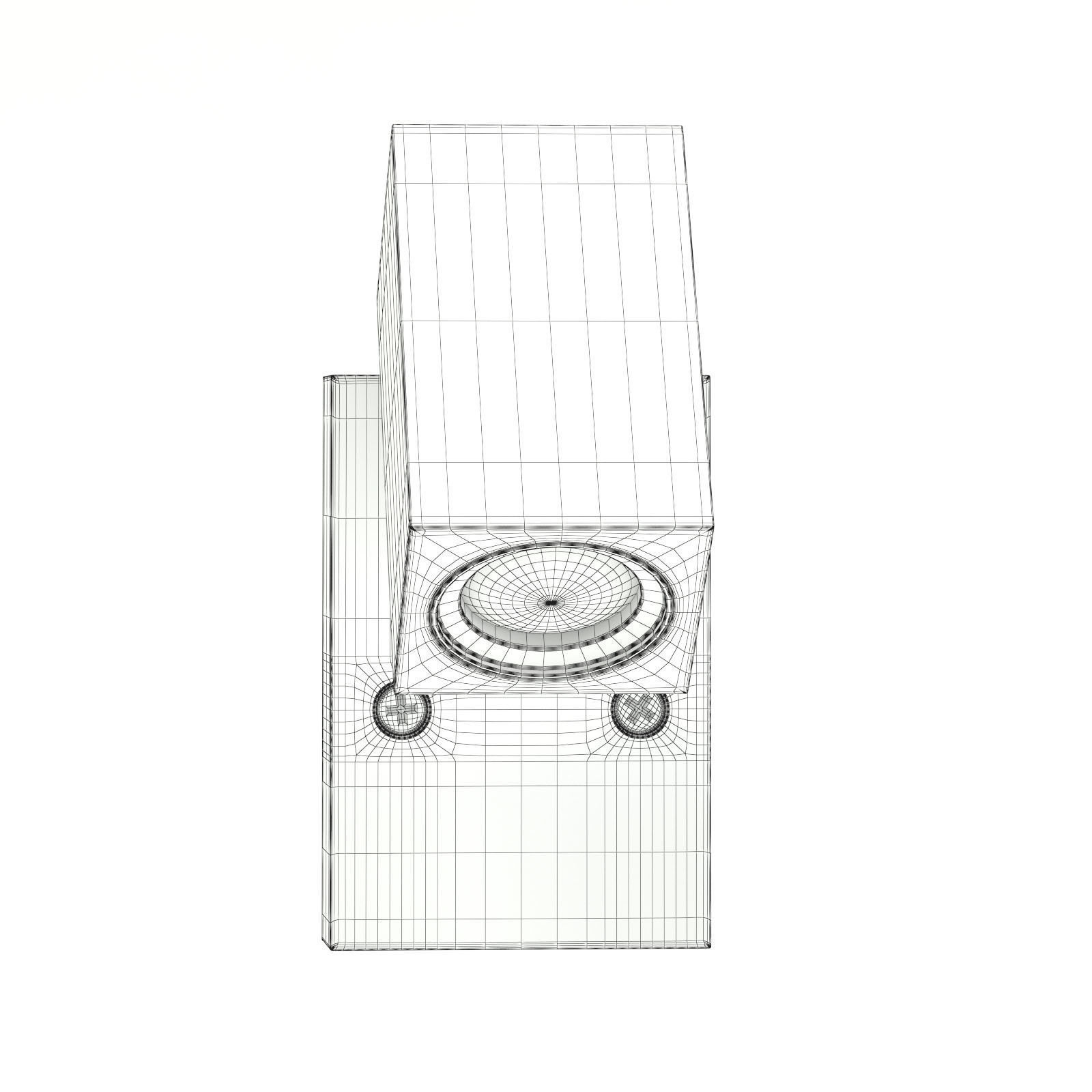 Black Wall Halogen 3D Model 3D model_3