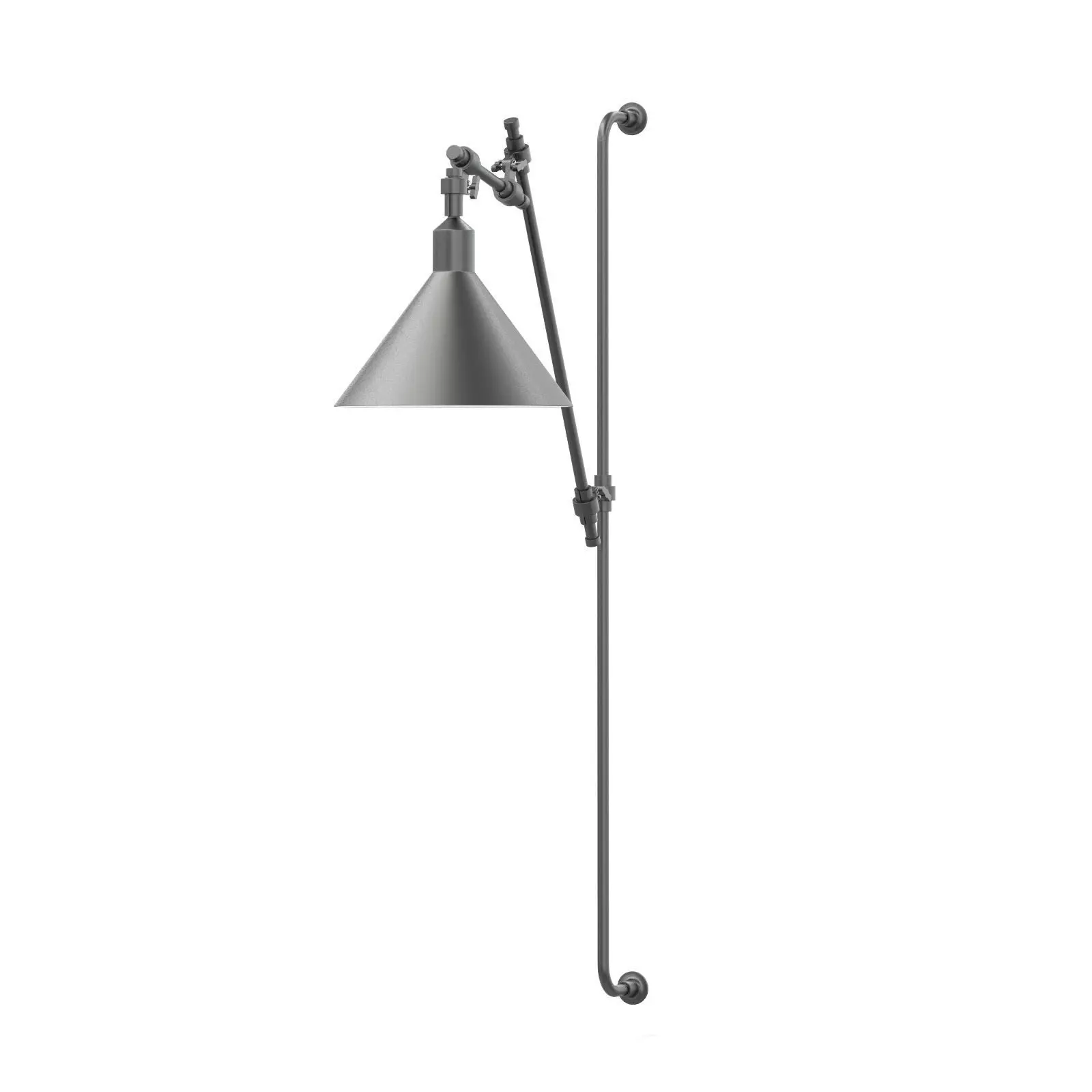 Black Wall Lamp 3D Model 3D model_0