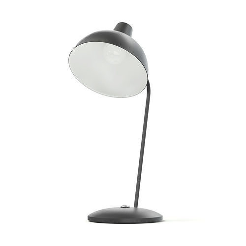 Black Desk Lamp 3D Model 3D model