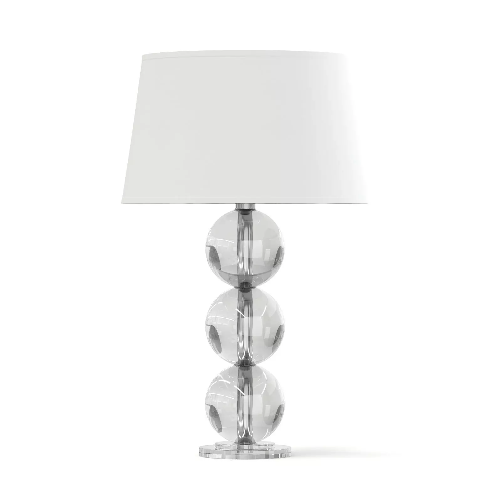 Glass Table Lamp 3D Model 3D model_0