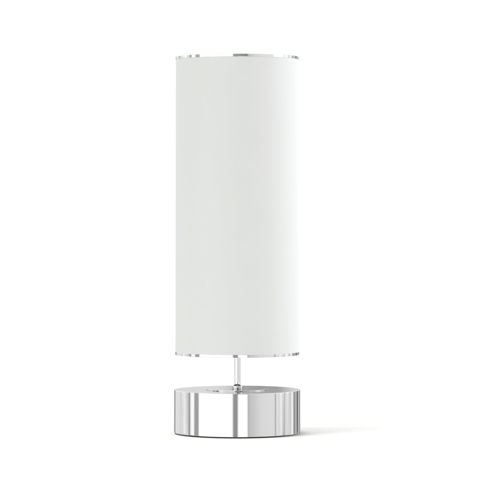 White Cylindrical Floor Lamp 3D Model 3D model_2
