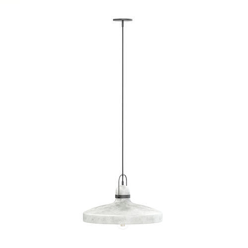 Concrete Hanging Lamp 3D Model 3D model