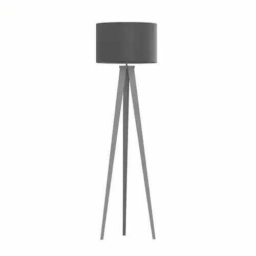 Black Floor Lamp 3D Model 3D model