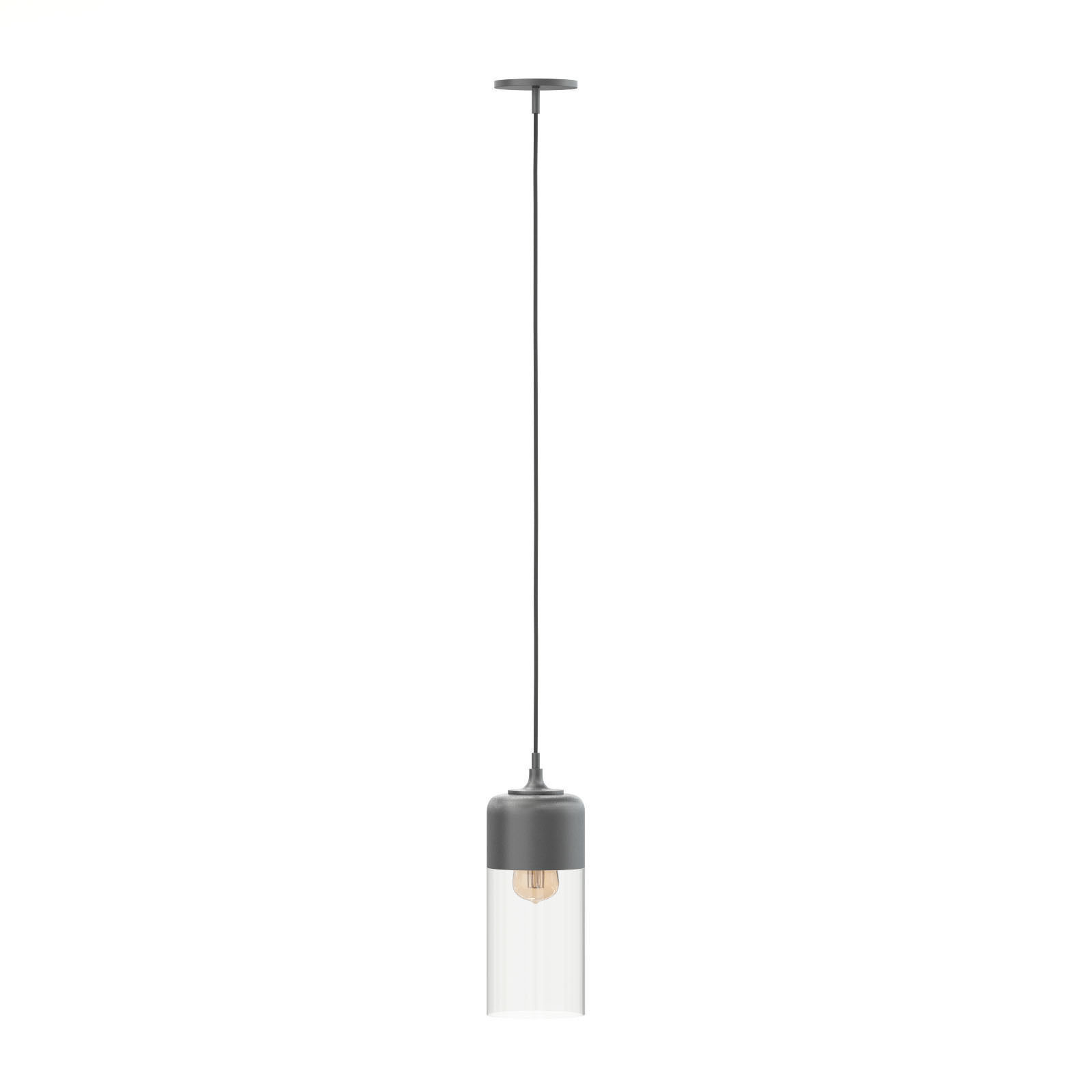 Black Hanging Lamp 3D Model 3D model_2