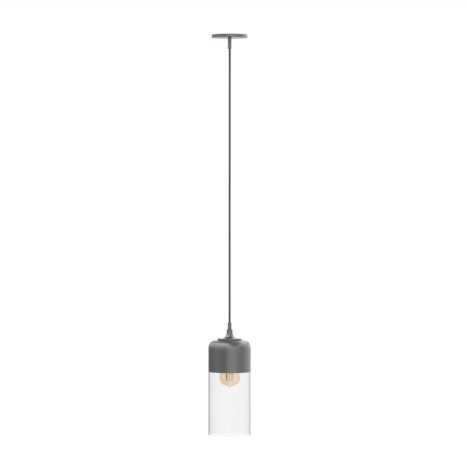 Black Hanging Lamp 3D Model 3D model_0