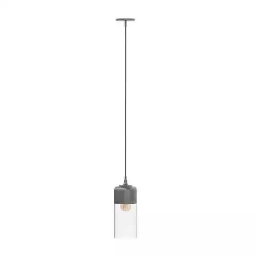Black Hanging Lamp 3D Model
