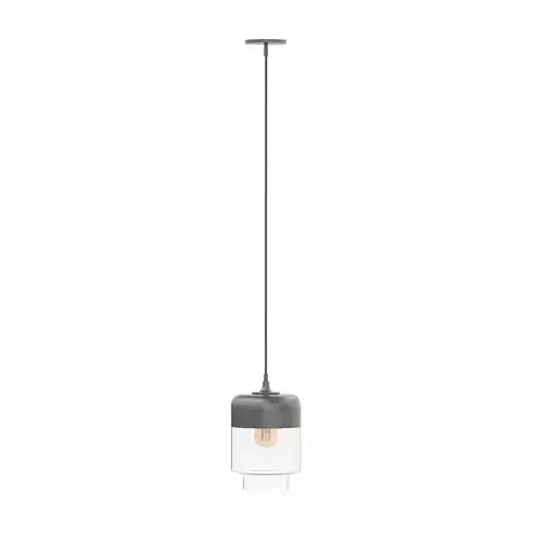 Black Hanging Lamp 3D Model