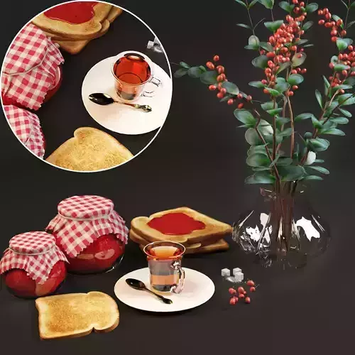 set826 vases on table