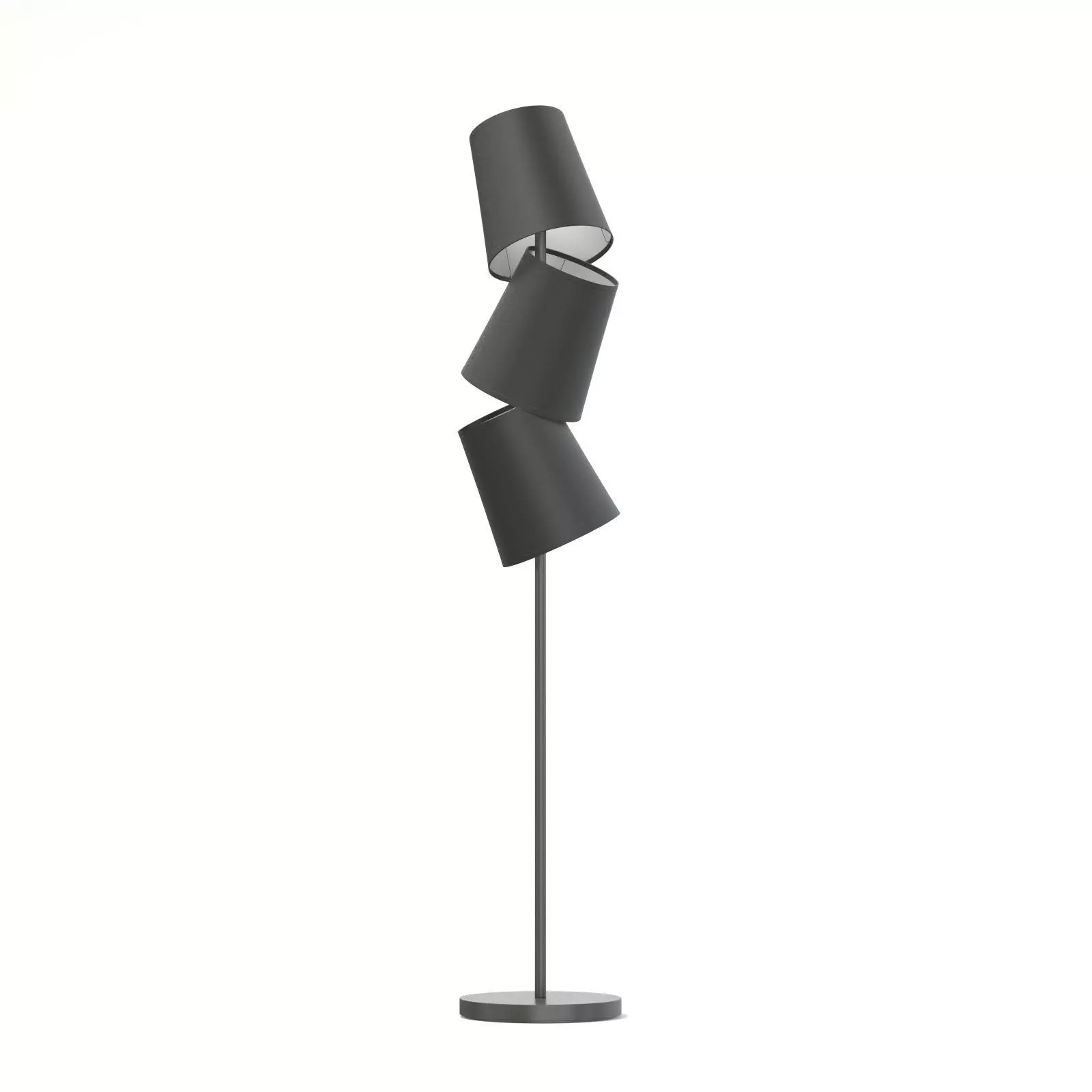 Black Floor Lamp 3D Model 3D model