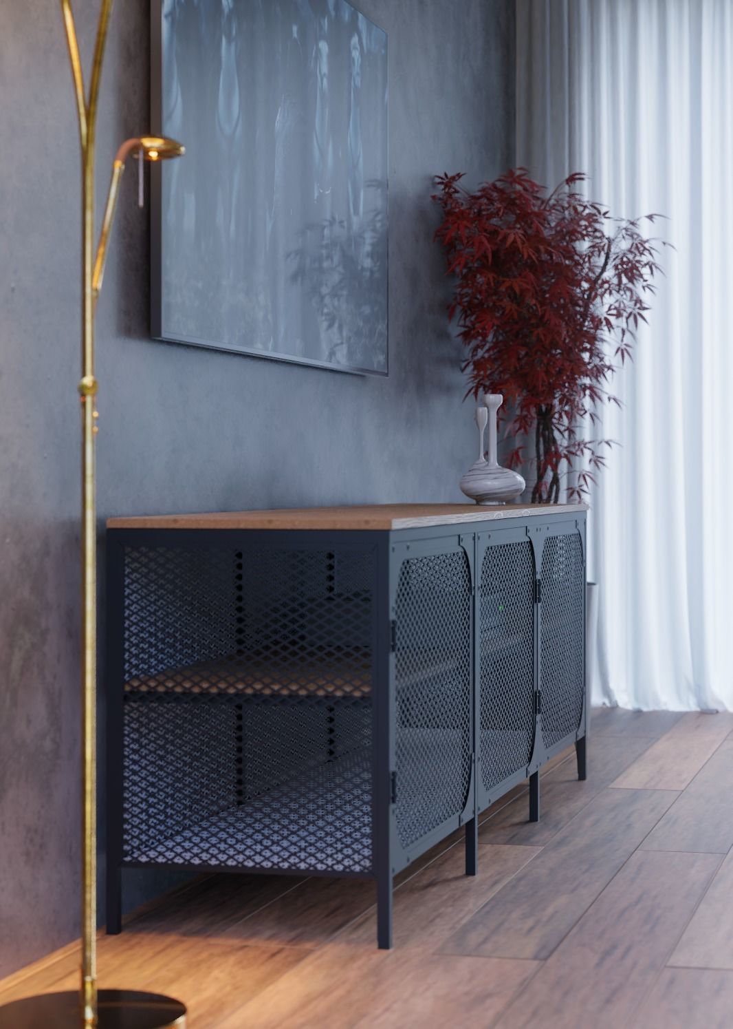 tv stand  3D model_3