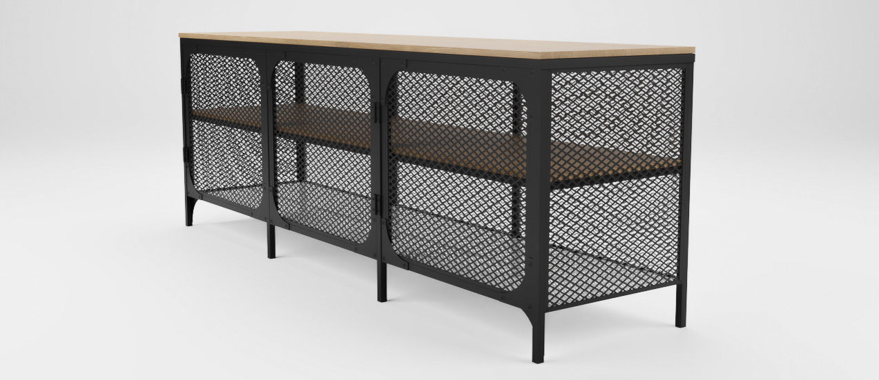 tv stand  3D model_2