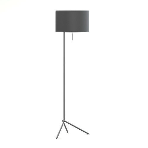 Black Floor Lamp 3D Model 3D model