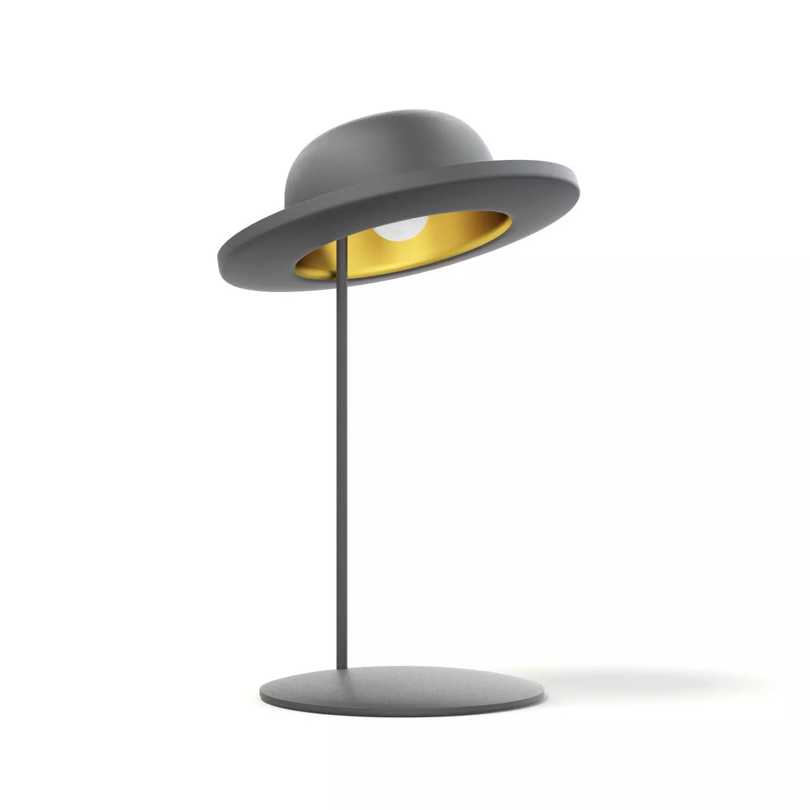 Hat Shaped Desk Lamp 3D Model 3D model