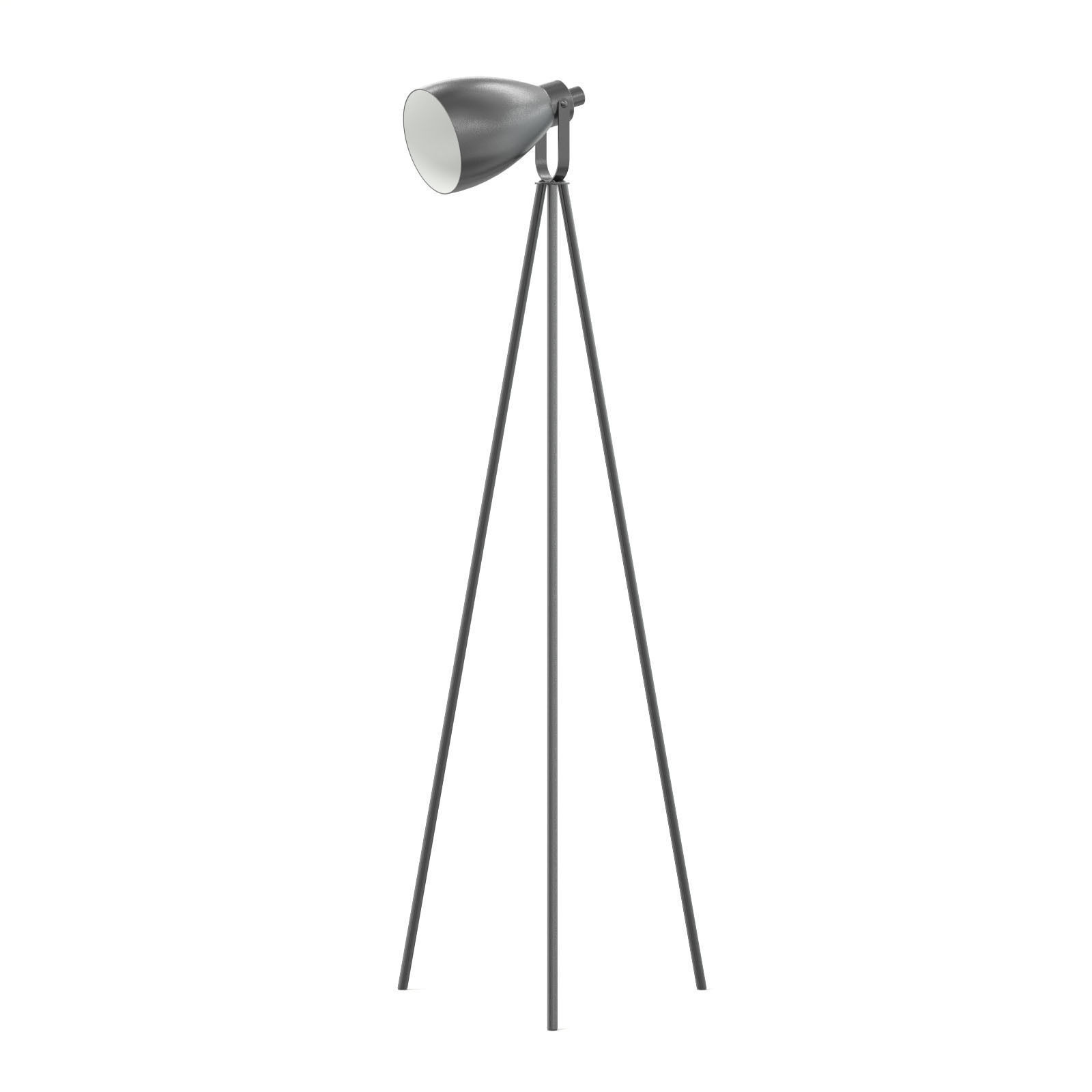 Black Floor Lamp 3D Model 3D model_4