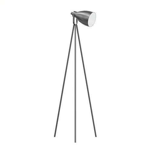 Black Floor Lamp 3D Model 3D model