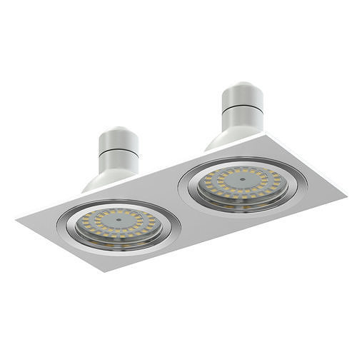 Double Halogen Light 3D Model 3D model