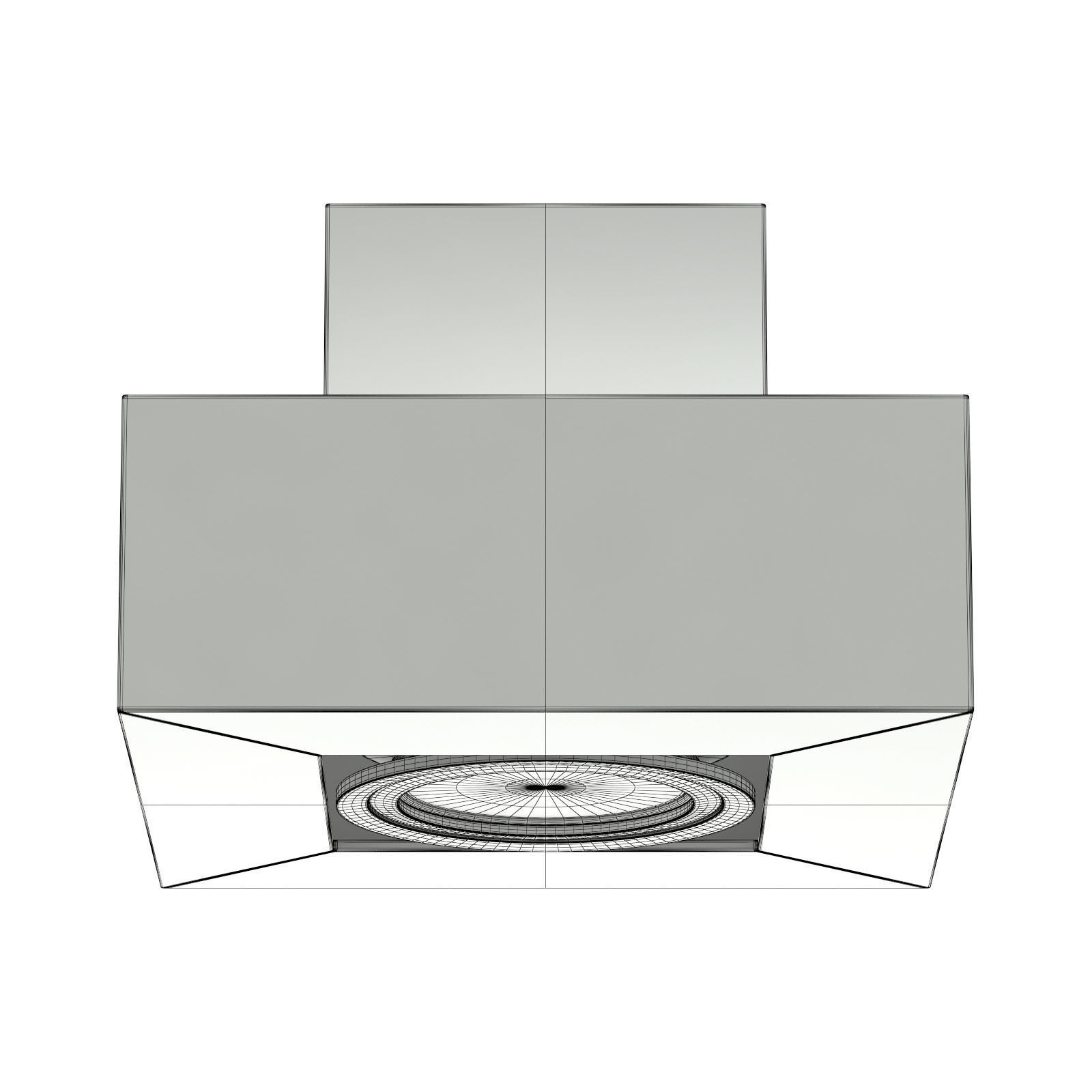 Rectangular Halogen Light 3D Model 3D model_5