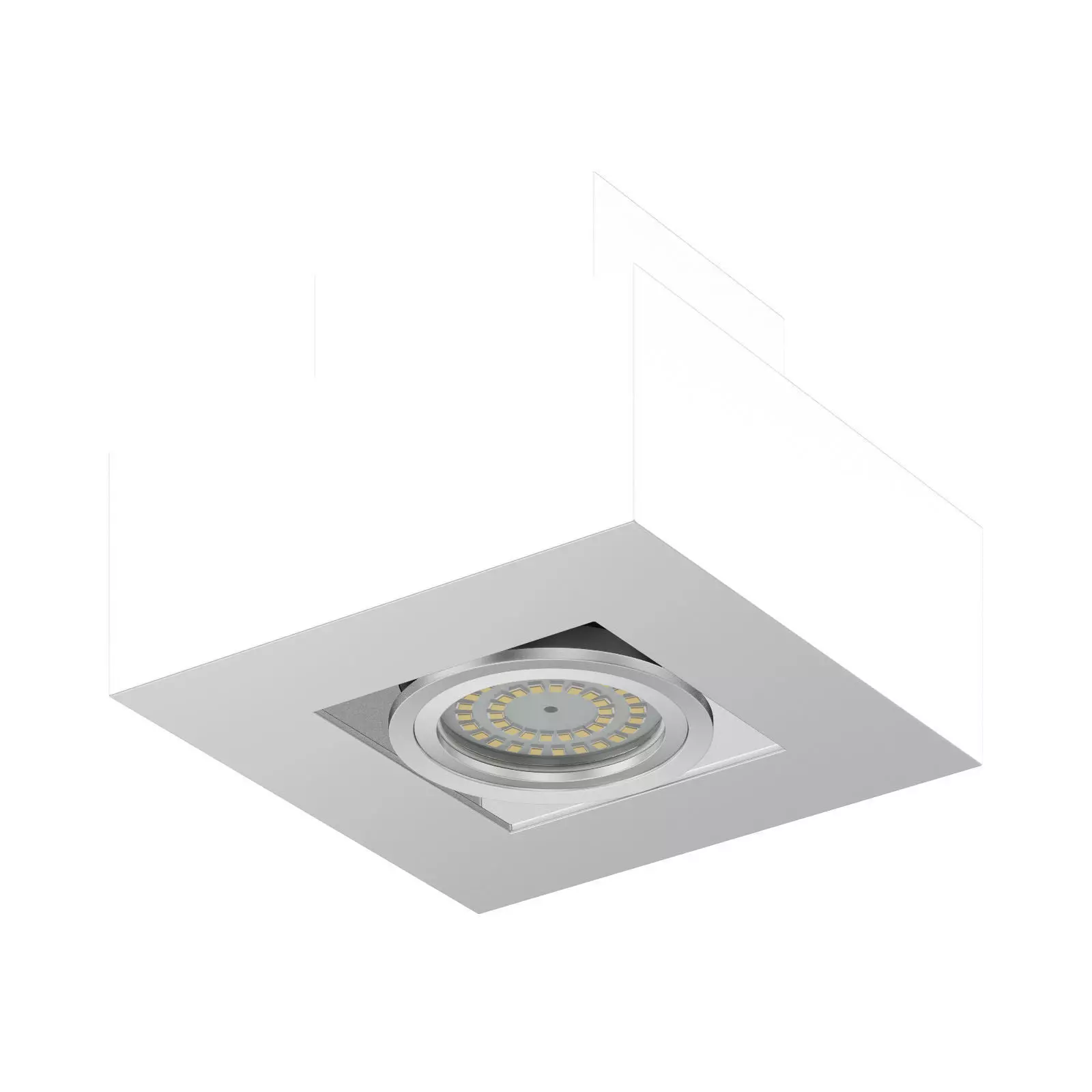 Rectangular Halogen Light 3D Model 3D model_0