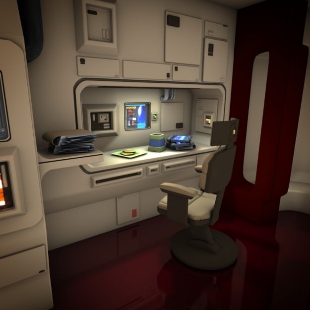 Spacecraft Interior HD 2 3D model_9