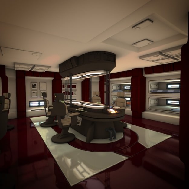 Spacecraft Interior HD 2 3D model_6