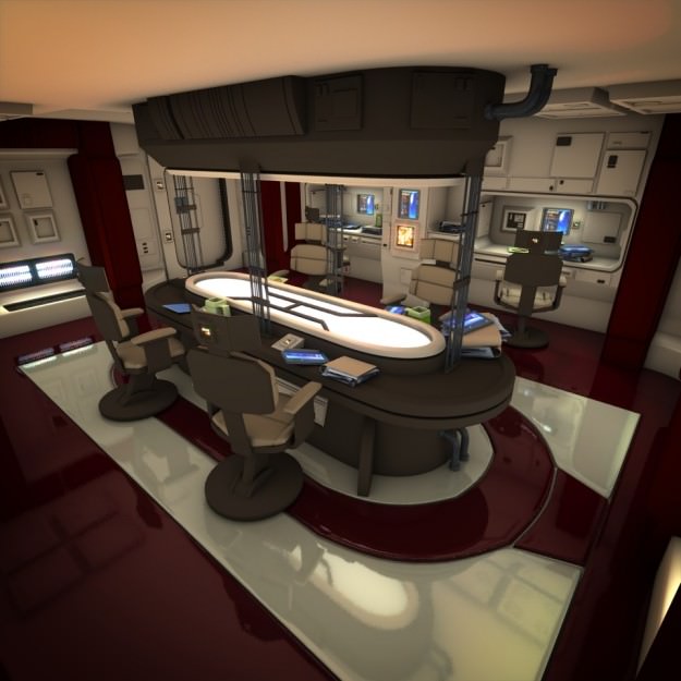 Spacecraft Interior HD 2 3D model_3