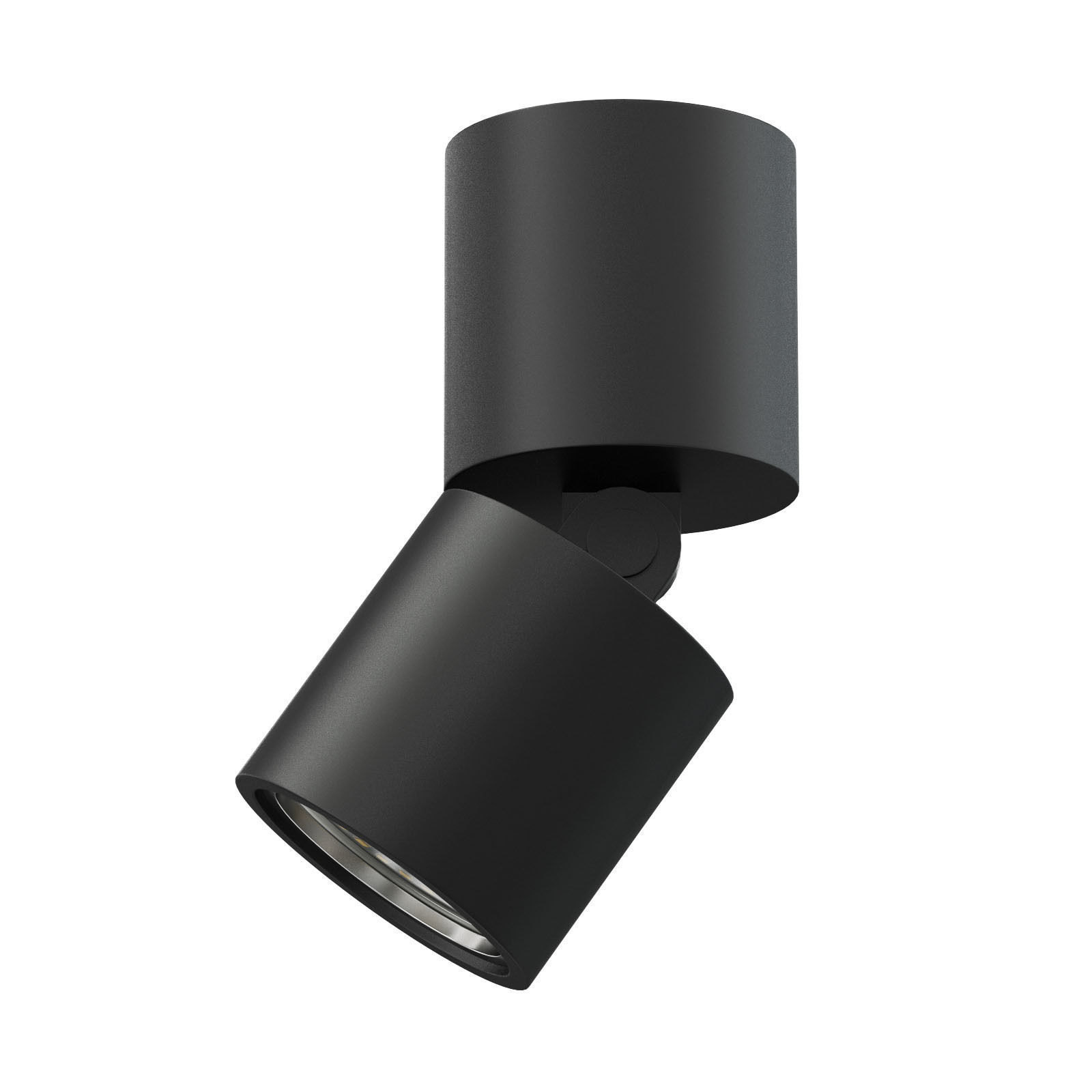 Black Cylindrical Light 3D Model 3D model_4
