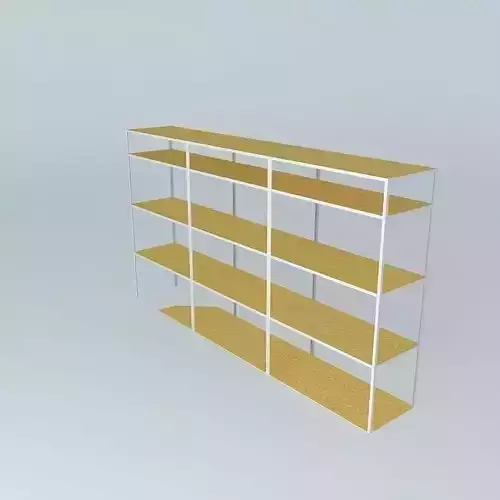 Metal and Wooden warehouse shelving units