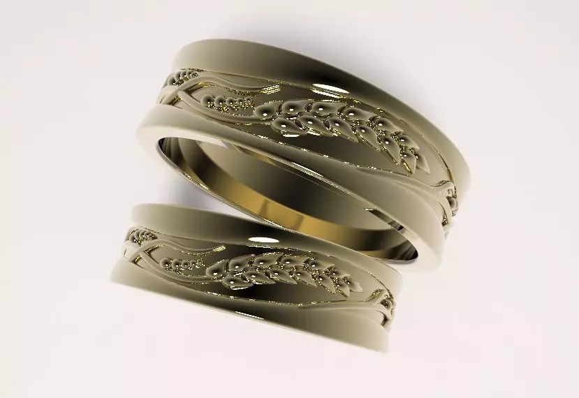 Ring 92 Wedding Bands 3D print model
