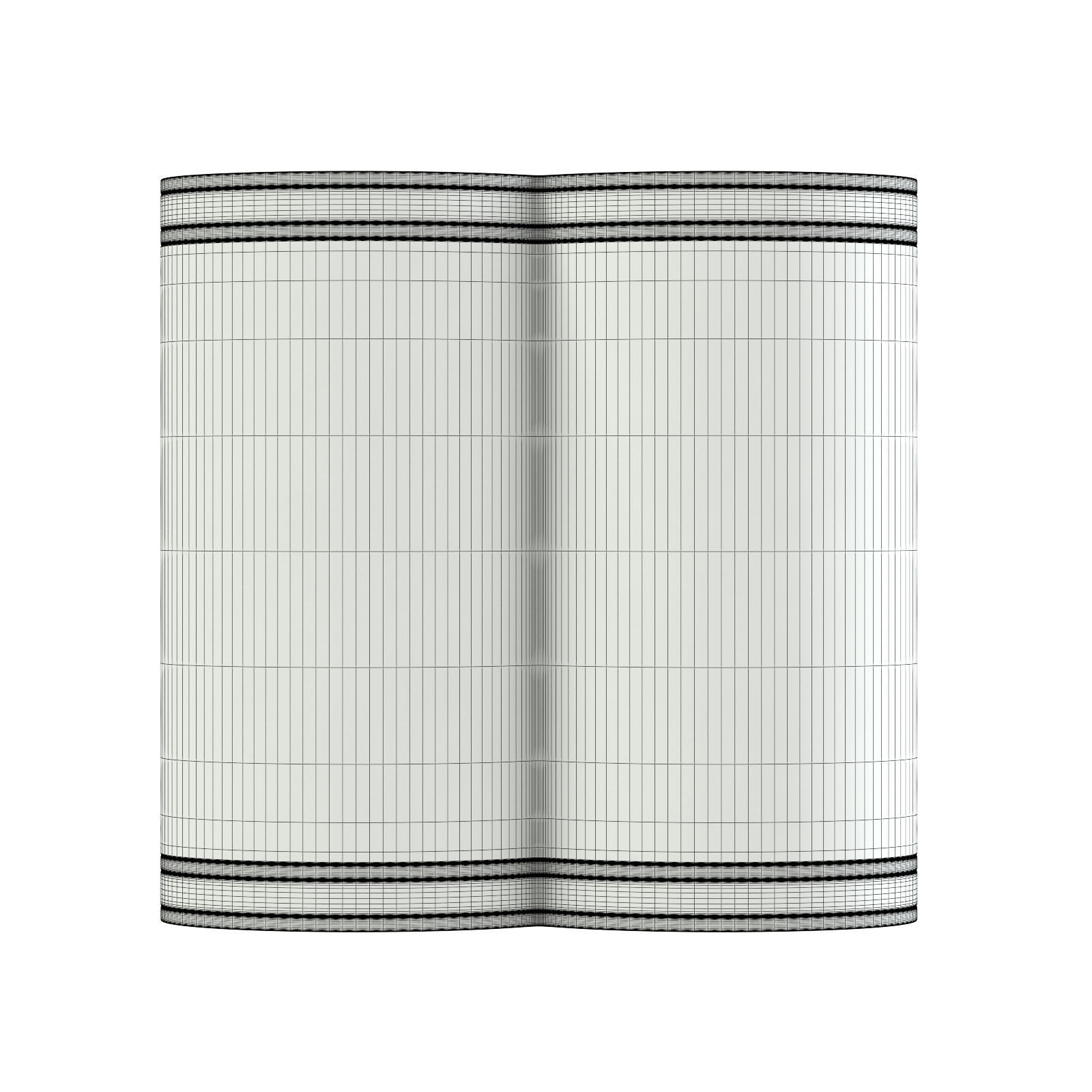 Double White Cylindrical Light 3D Model 3D model_5