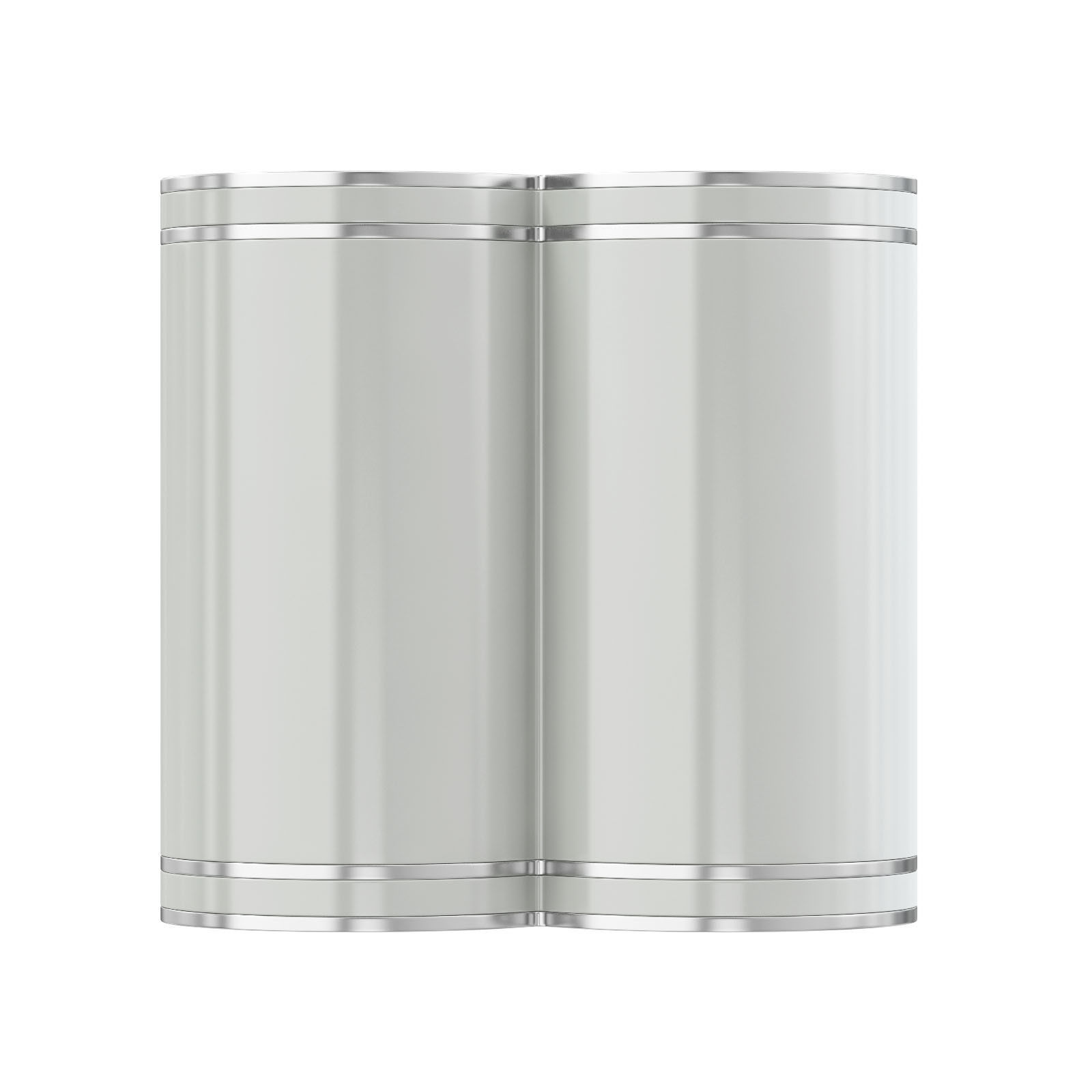 Double White Cylindrical Light 3D Model 3D model_4