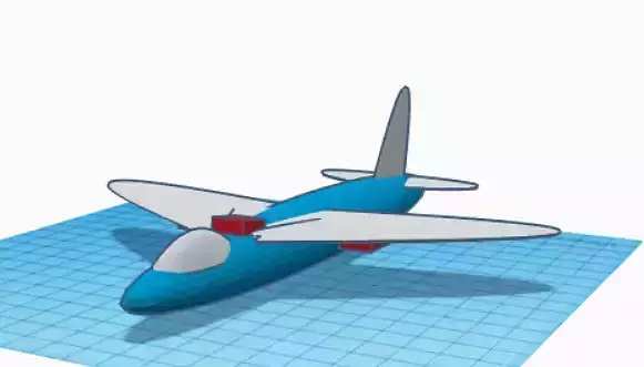 Jet Aircraft 3D Model 3D print model