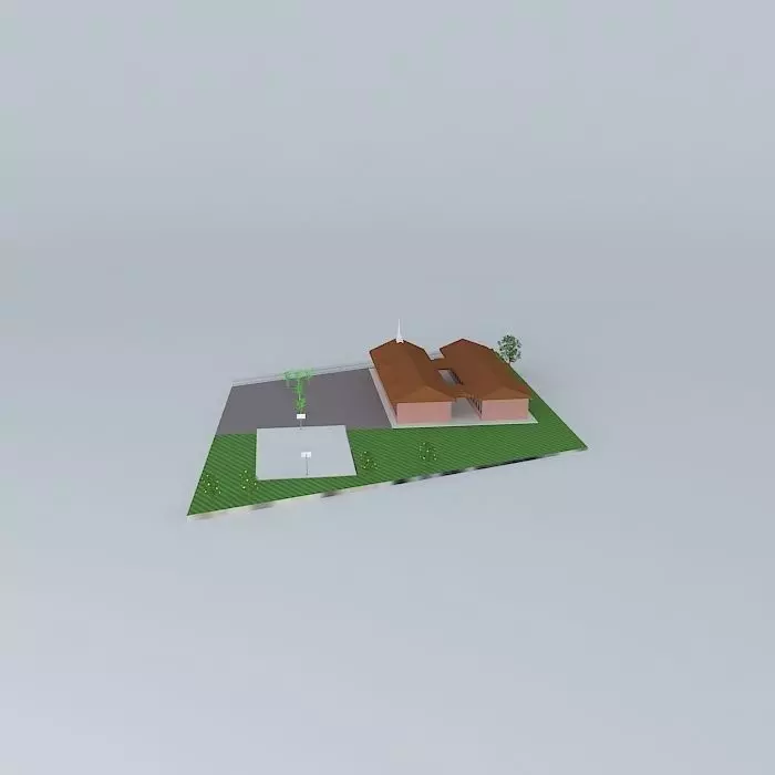 Reunion LDS.Centro Mormon Chapel Porvenir.Estado of Mexico, E... Free 3D model
