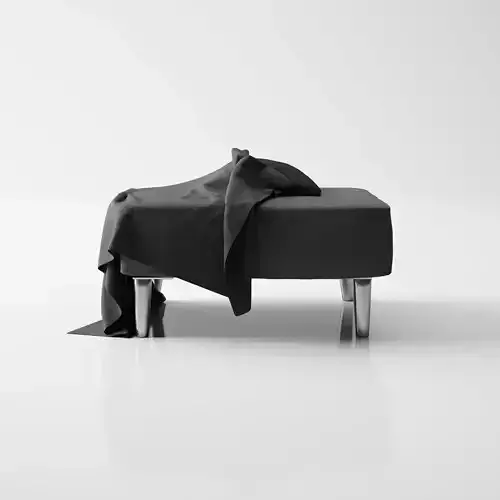 Black Ottoman - High Quality Furniture