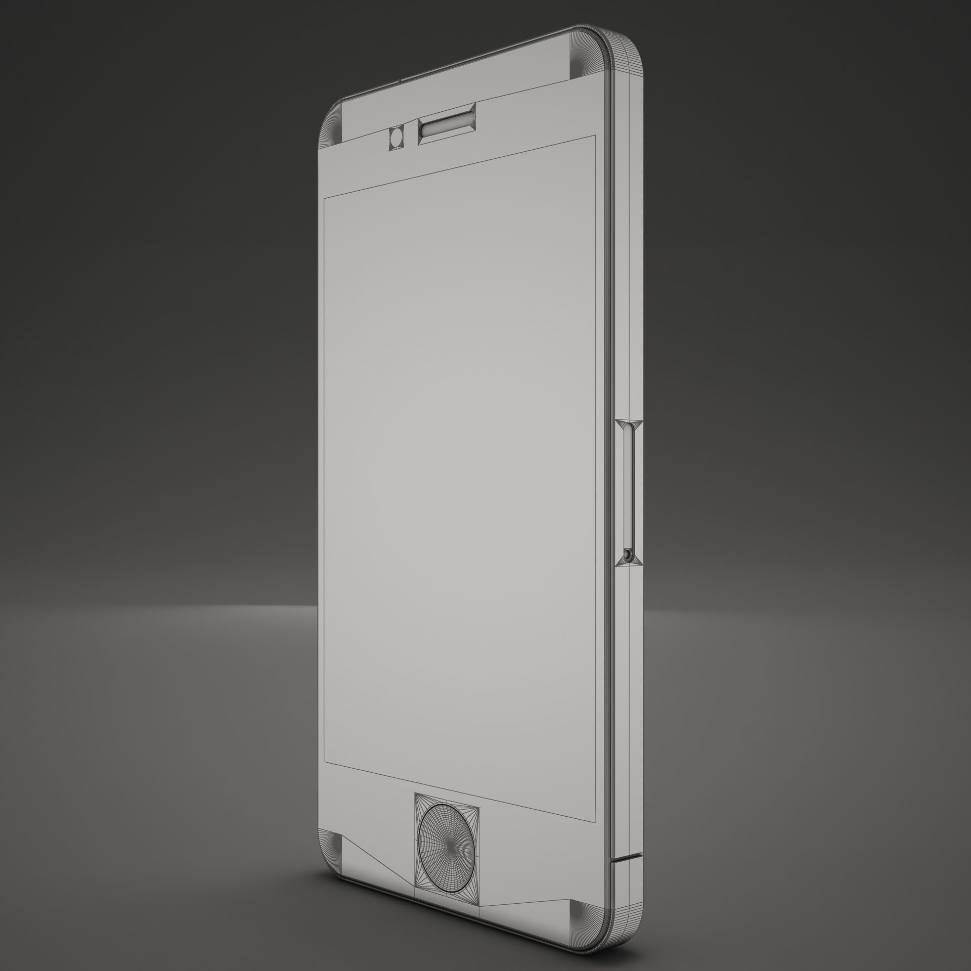 High Def Iphone 4G Black AND White 3D model_15
