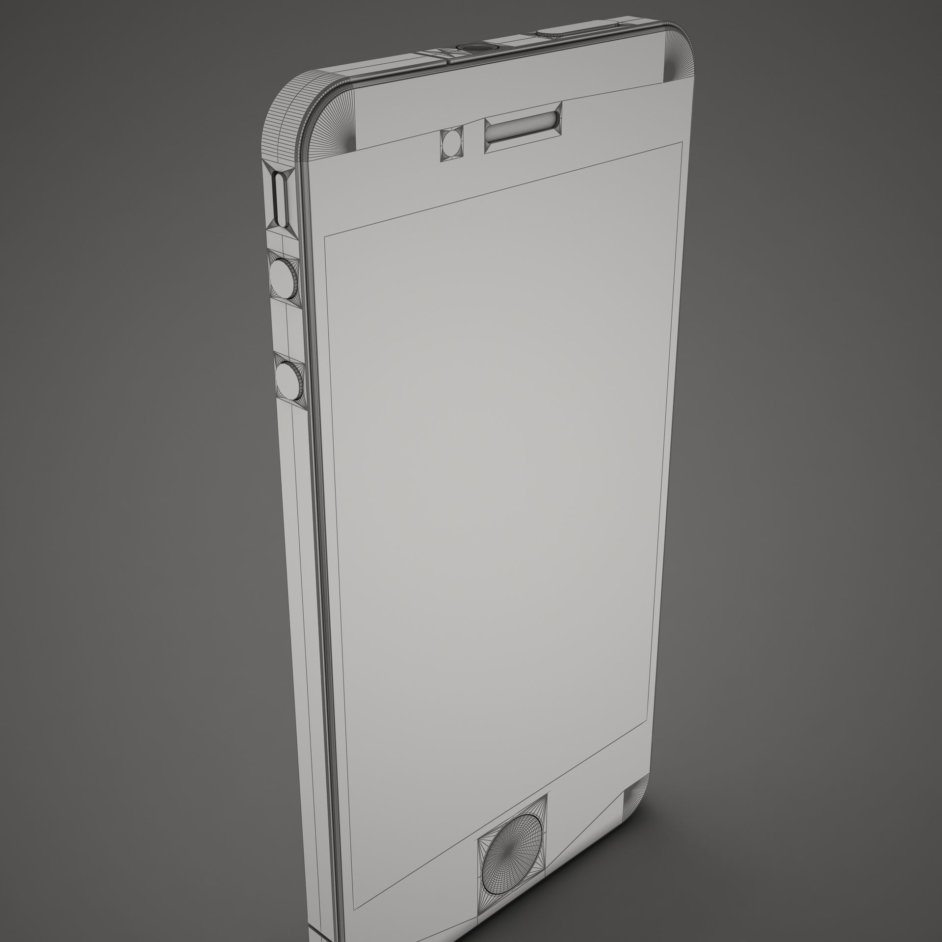 High Def Iphone 4G Black AND White 3D model_24