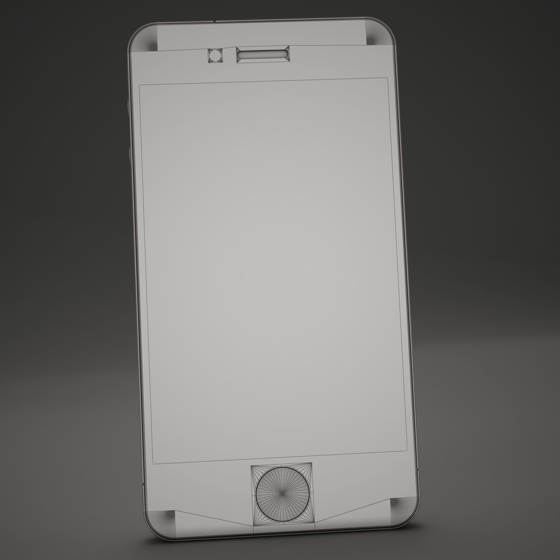 High Def Iphone 4G Black AND White 3D model_18
