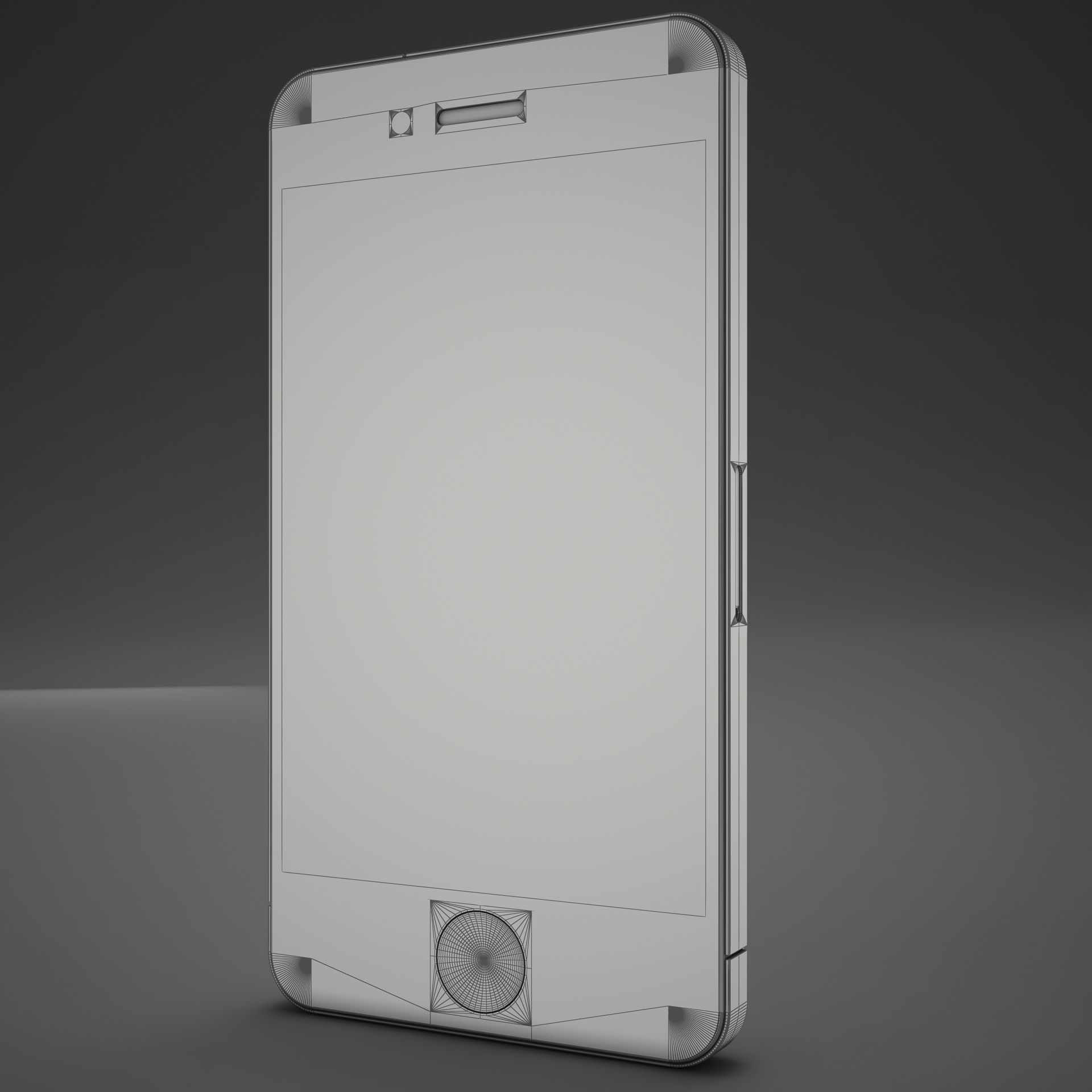 High Def Iphone 4G Black AND White 3D model_13
