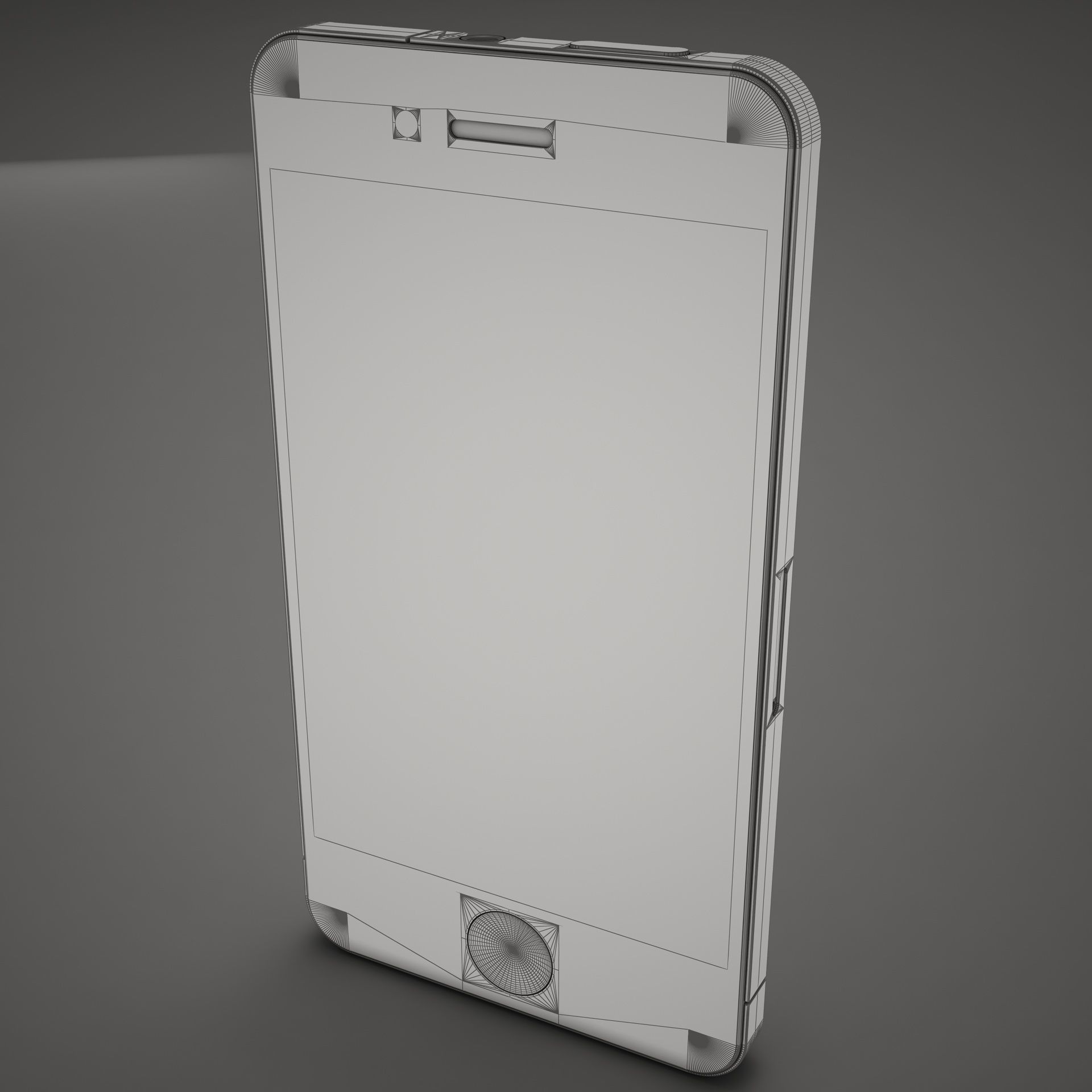 High Def Iphone 4G Black AND White 3D model_14