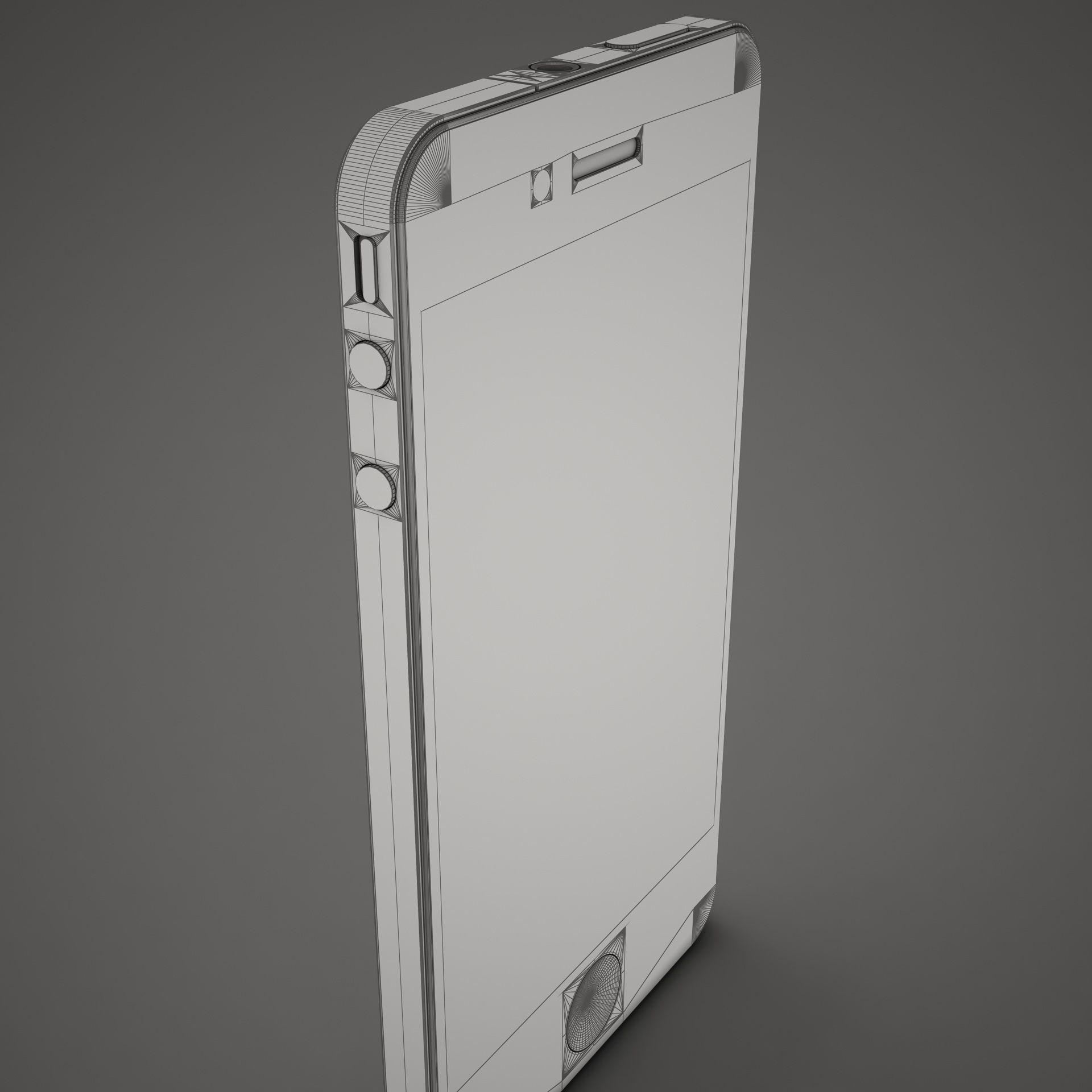 High Def Iphone 4G Black AND White 3D model_23