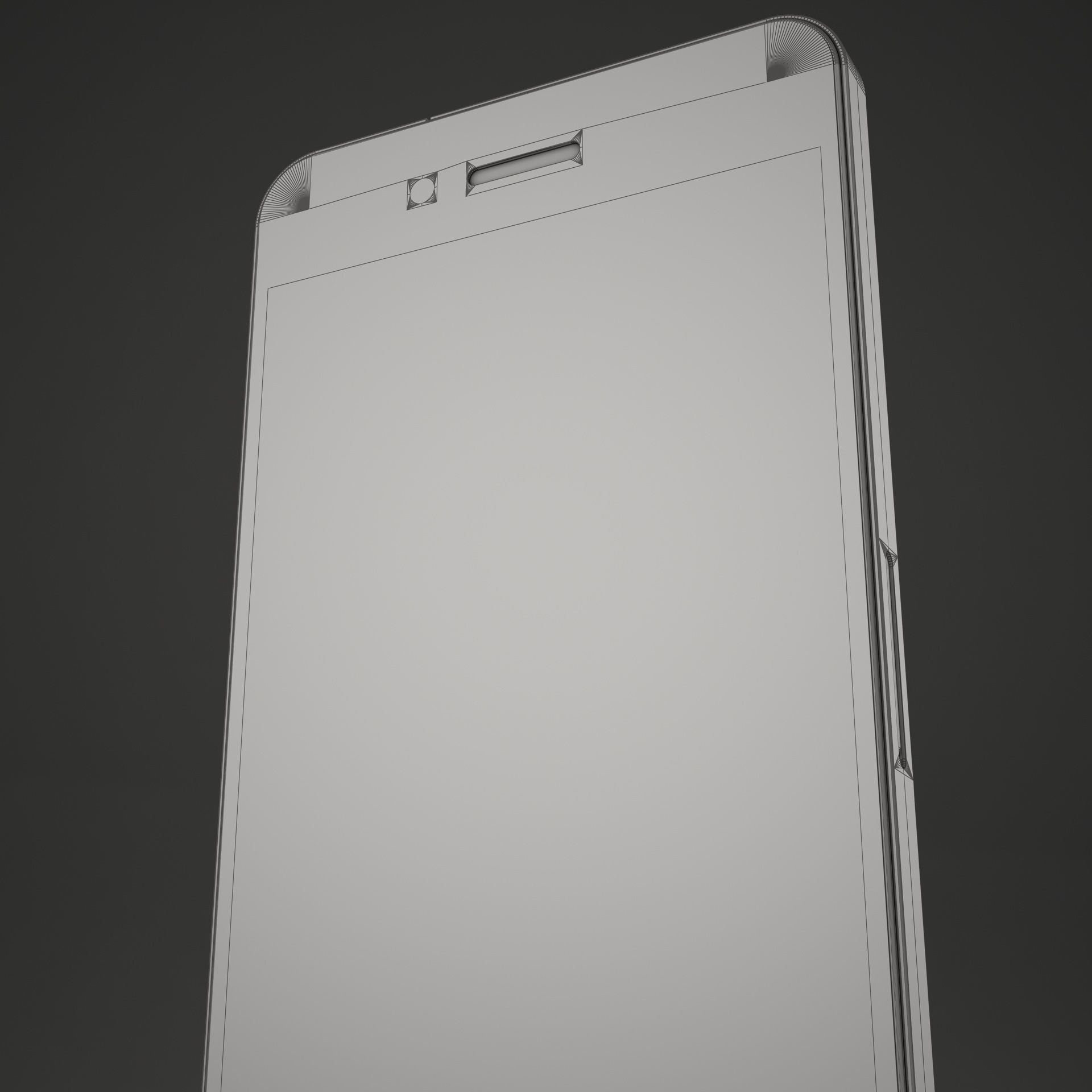 High Def Iphone 4G Black AND White 3D model_21