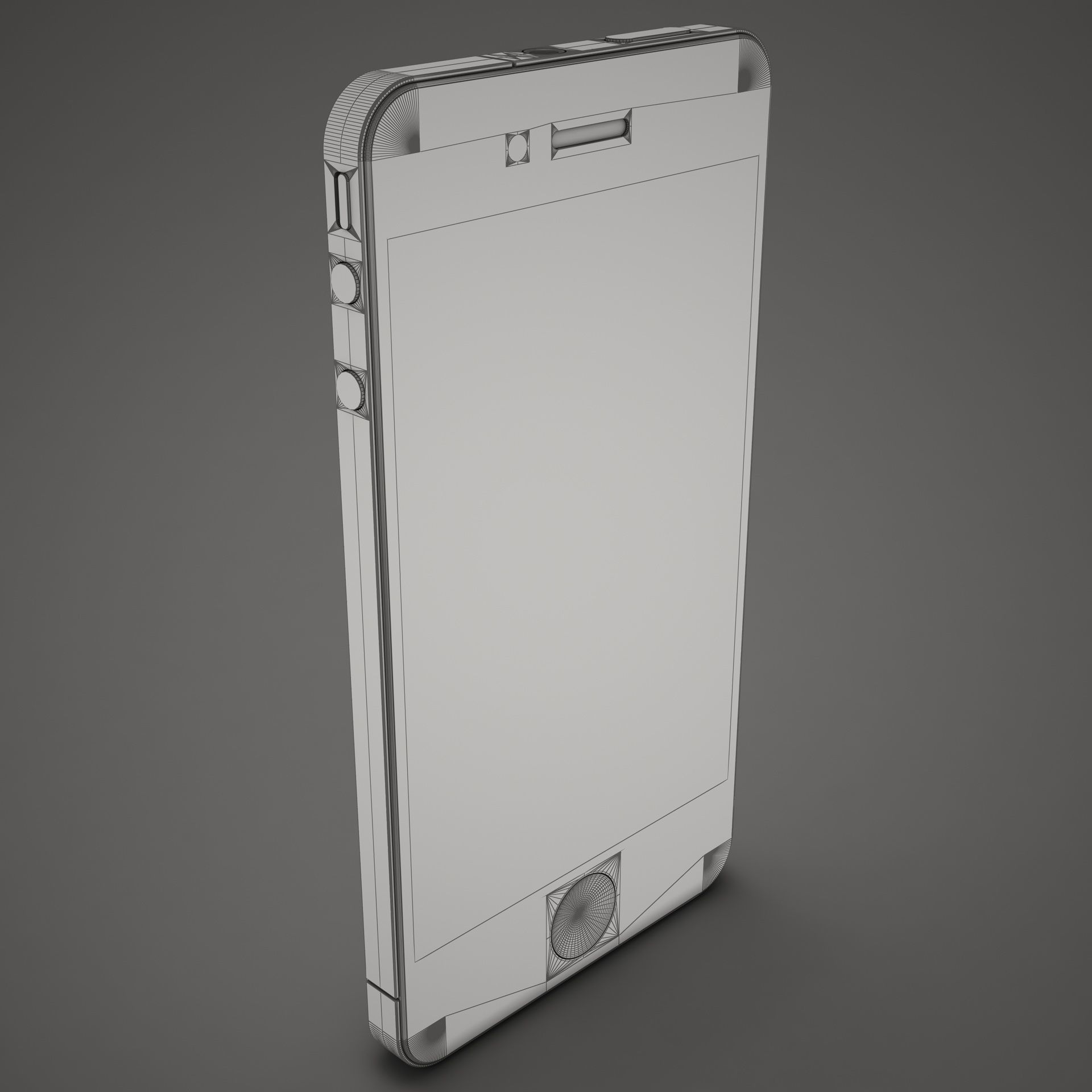 High Def Iphone 4G Black AND White 3D model_20