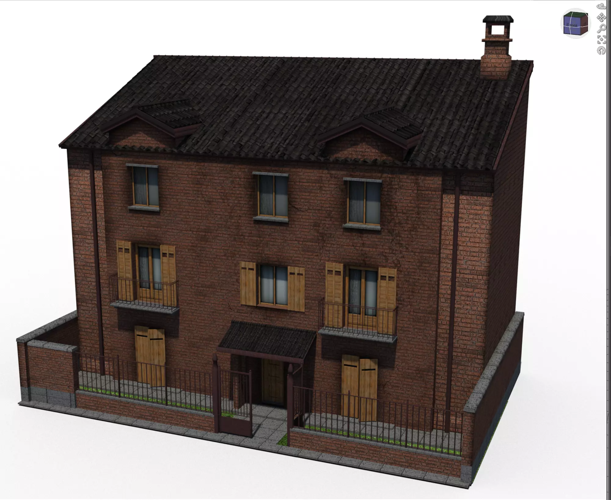 BF Home 03 Brick 3D model_0