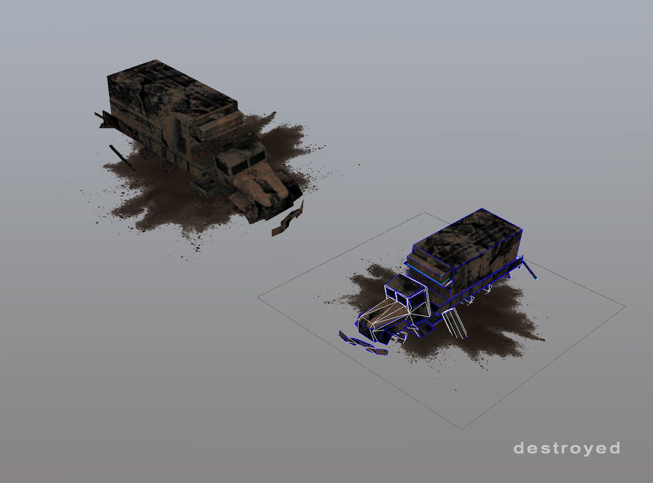 MIM-104 Patriot AN-MSQ-104 Truck Low-poly 3D model_9