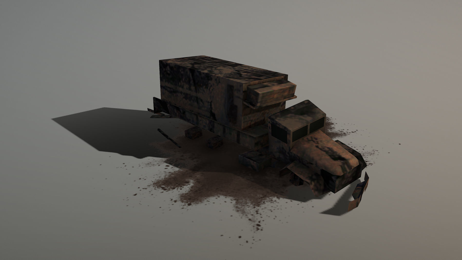 MIM-104 Patriot AN-MSQ-104 Truck Low-poly 3D model_8