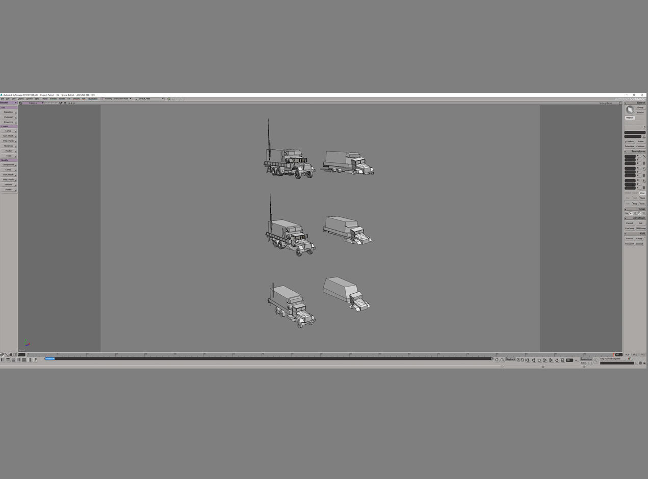 MIM-104 Patriot AN-MSQ-104 Truck Low-poly 3D model_11