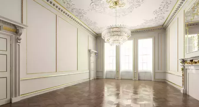 Classic Interior Room 3D