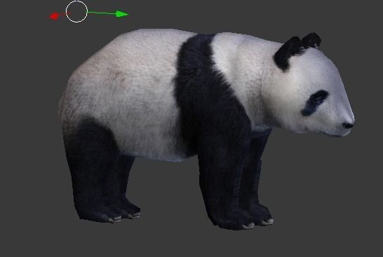 Panda Bear 3D model_1