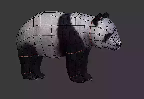 Panda Bear 3D model