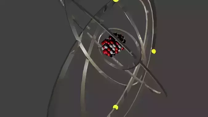 An atom atomic structure